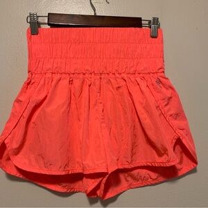 Free People Coral Athletic Shorts